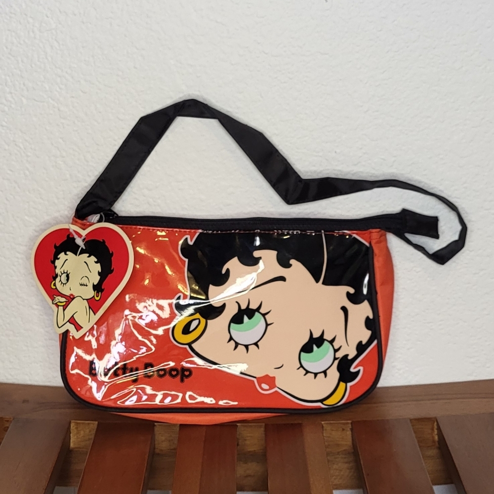 NWT Betty Boop Red and Black Shoulder Bag